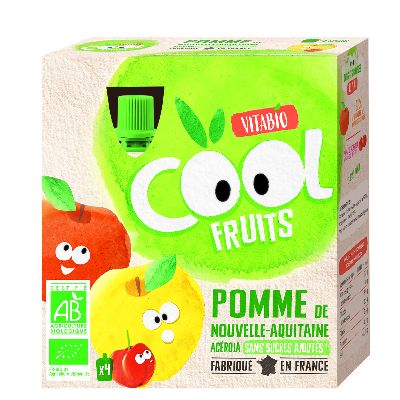 Cool Fruits Pomme 4x90g